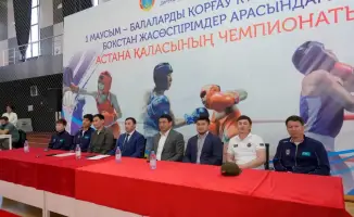 Городской чемпионат по боксу среди подростков в Астане