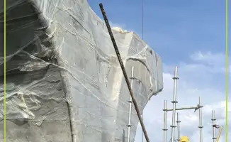 В Астане возводят мост в будущее: первая опора второго этапа LRT залита