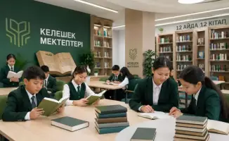 Книги как мосты: проект «12 книг за 12 месяцев» соединяет школы «Келешек мектептері» с миром чтения