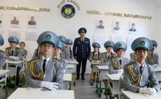 Полицейский класс "Жас сақшы" открыли в Кызылорде