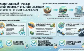 Нацпроект запускает меры для укрепления топливно-логистической базы угольной генерации