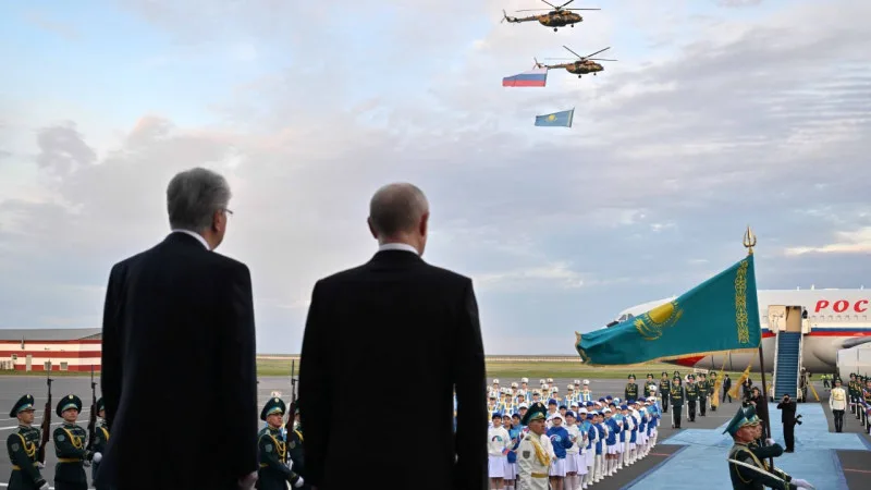 Путин и Токаев: Визит российского лидера в Астану под знаменем сотрудничества {city2}