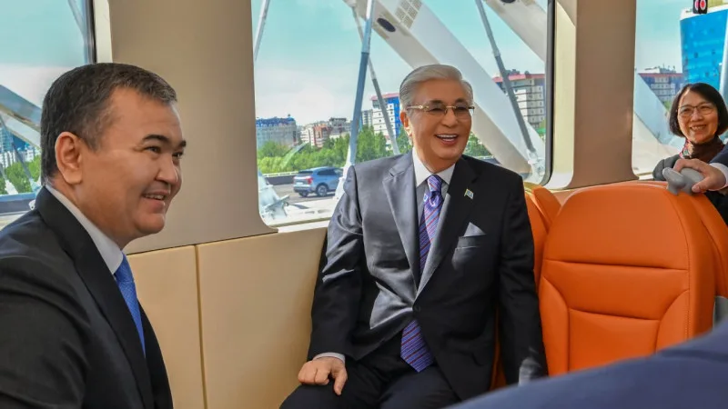 Токаев запускает Astana LRT: новый шаг к улучшению общественного транспорта в Казахстане {city2}