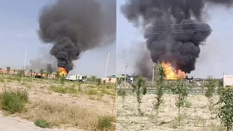 Шесть человек погибли и пятеро пострадали при взрыве на газозаправочной станции в Узбекистане {city2}